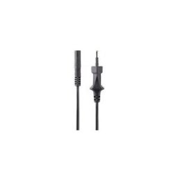 StarTech.com 2m (6ft) Laptop Power Cord, EU Plug to C7, 2.5A 250V, 18AWG, Notebook / Laptop Replacement AC Power Cord, Printer/Power Brick Cord, Europlug to IEC 60320 C7 - Laptop Charger Cable, Black (752E-2M-POWER-LEAD) - cable d'alimentation - Europlug