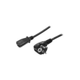 StarTech.com 2m (6ft) Computer Power Cord, 18AWG, EU Schuko to C13 Power Cord, 10A 250V, Black Replacement AC Cord, TV/Monitor Power Cable, Schuko CEE 7/7 to IEC 60320 C13 Power Cord - PC Power Supply Cable - cable d'alimentation - power IEC 60320 C13 pou