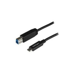 StarTech.com Cable USB 3.1 USB-C vers USB-B de 1 m - Cordon USB C vers B - Male / Male - Noir - Cable USB de type-C - 24 pin USB-C pour USB Type B - 1 m