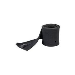 StarTech.com Housse Passe Cables Neoprene 1m - Fermeture eclair et Boucle - Diametre 3cm - Protection Cables Ordinateur/Alimentation/Reseau/AV - Housse Passe Cables Flexible - Noir (WKSTNCMZP) - manchon de gestion des cables