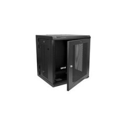 StarTech.com 12U 19 Wall Mount Network Cabinet, 20 Deep 4 Post Hinged Locking IT Computer Equipment Enclosure with Shelf, Flexible Vented Switch Depth Data Rack Cisco 3850, 2960 Series - 12U Vented Cabinet (RK1224WALHM) - armoire de rack - 12U