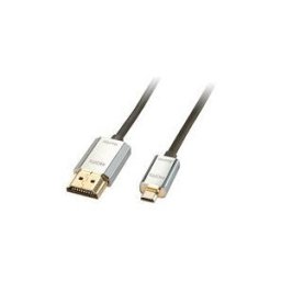Lindy CROMO Slim High Speed HDMI to micro HDMI Cable with Ethernet - cable HDMI avec Ethernet - 3 m