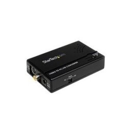 StarTech.com Convertisseur composite et S-Video vers VGA - convertisseur video - noir