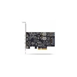 StarTech.com 5-Port USB PCIe Card, USB 3.2 10Gbps, PCI Express Card with 4x USB-C Ports, 1x USB-A Internal Port, USB PCIe Controller Card, Windows/macOS/Linux - adaptateur USB - PCIe 3.0 x4 - USB-C 3.2 Gen 1 x 4 + USB 3.2 Gen 1 x 1