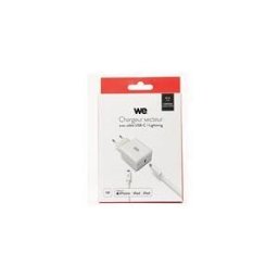 WE Bundle Chargeur Secteur + Cable Chargeur USB-C. Blanc