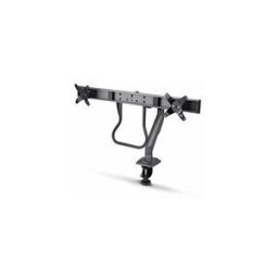 StarTech.com Desk Mount Dual Monitor Arm w/ Crossbar, Up To 27 Displays kit de montage - articulant, ressort mecanique - pour 2 ecrans LCD - noir - Conformite TAA