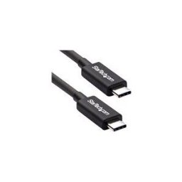 StarTech.com 2m (6.6ft) Thunderbolt 3 Cable, 20Gbps, 100W PD, 4K Video, Thunderbolt-Certified, Compatible w/ TB4/USB 3.2/DisplayPort - cable Thunderbolt - 24 pin USB-C pour 24 pin USB-C - 2 m