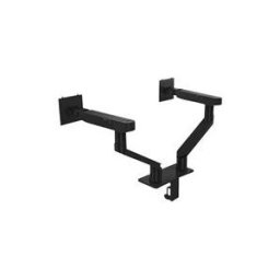 Dell Dual Monitor Arm - MDA20 kit de montage - bras reglable - pour 2 ecrans LCD - noir