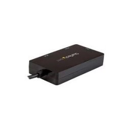 StarTech.com 4K USB C to HDMI, VGA DVI Multi Port Video Display Adapter for Mac / Windows Laptop Monitor (CDPVGDVHDBP) - adaptateur video - HDMI / DVI / VGA / USB - 15 cm