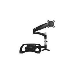 StarTech.com Laptop Monitor Stand - Computer Monitor Stand - Full Motion Articulating - VESA Mount Monitor Desk Mount kit de montage - bras reglable - pour ecran LCD / ordinateur portable - noir