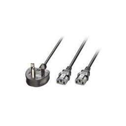 Lindy - repartiteur d'alimentation - power IEC 60320 C13 pour BS 1363A - 2.5 m