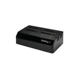 StarTech.com 4-Bay USB 3.0 to SATA Hard Drive Docking Station, USB Hard Drive Dock, External 2.53.5 SATA III (6Gbps) SSDHDD Docking Station, Hot-Swappable Hard Drive Bay - Dual 40mm Fans, Top-Loading - boÃ®tier de stockage