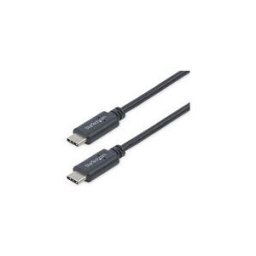 StarTech.com Cable USB 2.0 USB-C vers USB-C de 1 m - Cordon USB C vers C - Cable USB Type-C - M/M - Noir - Cable USB de type-C - 24 pin USB-C pour 24 pin USB-C - 1 m