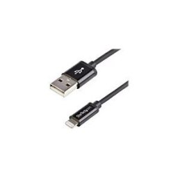 StarTech.com Cable Apple Lightning vers USB pour iPhone 5 / iPod / iPad de 1 m - M/M - Noir (USBLT1MB) - cable Lightning - Lightning / USB - 1 m