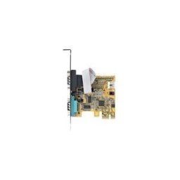 StarTech.com 2-Port PCI Express Serial Card, Dual Port PCIe to RS232 (DB9) Serial Interface Card, 16C1050 UART, Standard or Low Profile Brackets, COM Retention, For Windows Linux - PCIe to Dual DB9 Card (21050-PC-SERIAL-CARD) - adaptateur serie - PCIe 2