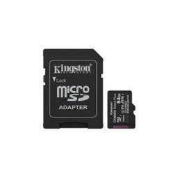 Kingston Canvas Select Plus - carte memoire flash - 64 Go - microSDXC UHS-I