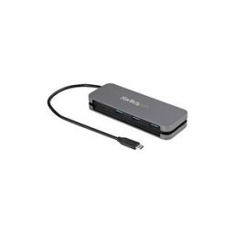 StarTech.com Hub USB C 4 Ports - 3x USB-A/1x USB-C - Hub USB 3.0 Type-C 5Gbps (3.2/3.1 Gen 1) - Alim. Bus - Adaptateur Hub USB-C to USB-A Portable - Cable 28.5cm/Rangement Integre (HB30CM3A1CB) - concentrateur (hub) - 4 ports
