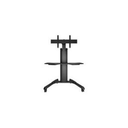 Chief Fusion Large Height Adjustable Mobile TV Cart - For Displays 42-86 - Black chariot - pour systeme de visioconference - noir