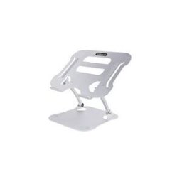 StarTech.com Laptop Stand for Desk, Ergonomic Laptop Stand Adjustable Height, Aluminum, Portable, Supports up to 22lb (10kg), Foldable Laptop Holder for Desk - Angled Notebook Computer Riser/Lift (ADJ-LAPTOP-RISER) - support pour ordinateur portable