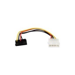 StarTech.com 6in 4 Pin LP4 to Right Angle SATA Power Cable Adapter - LP4 to SATA - 6in LP4 to SATA Cable - 4 pin to SATA - adaptateur secteur - alimentation SATA pour alimentation interne 4 plots - 15 cm