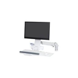 Ergotron Sit-Stand Combo kit de montage - pour ecran LCD/clavier/souris/lecteur de codes a barres - blanc