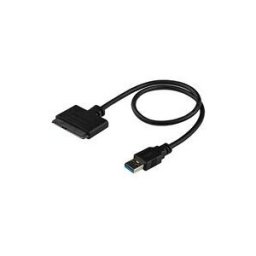 StarTech.com Cable adaptateur USB 3.0 vers SATA III pour HDD/SSD SATA 2,5 avec UASP - Convertisseur USB vers SATA pour disque dur - Noir - contrÃ´leur de stockage - SATA 6Gb/s - USB 3.0