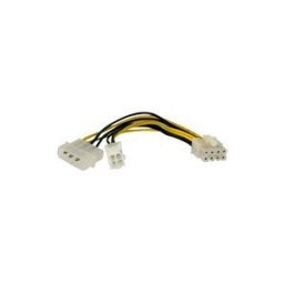StarTech.com Adaptateur dâ alimentation EPS 15Â cm 4 broches vers 8 broches avec LP4 - F/M - adaptateur secteur - 15.2 cm