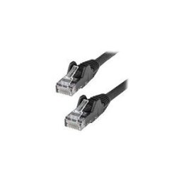 StarTech.com Cable Ethernet CAT6 1m - LSZH (Low Smoke Zero Halogen) - Cordon RJ45 UTP Anti-accrochage 10 GbE LAN - Cable Reseau Internet 650MHz 100W PoE - Noir - Snagless - 24AWG (N6LPATCH1MBK) - cordon de raccordement - 1 m - noir
