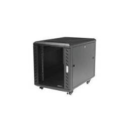 StarTech.com 12U 36in Knock-Down Server Rack Cabinet with Casters - rack - 12U