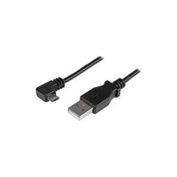 StarTech.com Cable USB vers Micro USB coude a angle droit de 50 cm - Cordon de charge / synchronisation Micro USB - 0,25 mmÂ² - M/M - Noir - cable USB - Micro-USB de type B pour USB - 50 cm