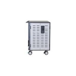 Ergotron Zip40 chariot - pour 40 tablettes / notebooks - gris, blanc