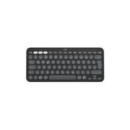 Logitech Pebble Keys 2 K380s - clavier - AZERTY - Francais - graphite ton sur ton Peripherique d'entree