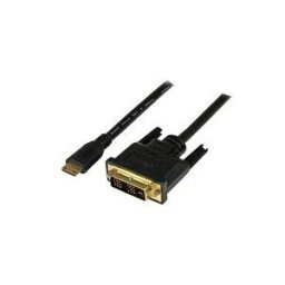 StarTech.com Cable Adaptateur Mini HDMIÂ® vers DVI-D M/M pour Tablet et Camera - 1x Mini HDMI (Type C) Male, 1x DVI-D (18+1) Male - 2 m - cable adaptateur - HDMI / DVI - 2 m