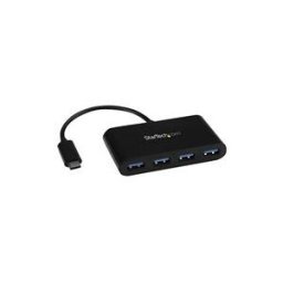 StarTech.com Hub USB 3.0 compact a 4 ports alimente par bus - Concentrateur USB Type-C - USB-C vers 4x USB-A - concentrateur (hub) - 4 ports