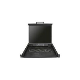 StarTech.com 16 Port Rackmount KVM Console with 6ft Cables, Integrated KVM Switch with 19 LCD Monitor, Fully Featured 1U LCD KVM Drawer- OSD KVM, Durable 50,000 MTBF, USB + VGA Support - 19in. LCD KVM Console (RKCONS1916K) - console KVM - 19