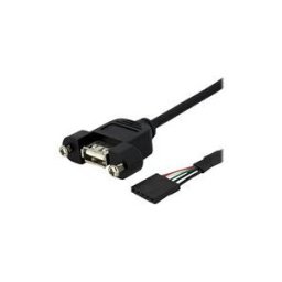 StarTech.com Cable adaptateur USB 2.0 IDC 5 broches vers USB A interne - Montable sur boÃ®tier - 1x IDC femelle - 1x USB 2.0 A femelle - cable interne USB vers externe - USB pour connecteur 2.0 USB 5 broches - 30 cm
