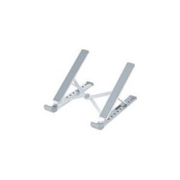 StarTech.com Foldable Laptop Riser Stand, Portable Height Adjustable Ergonomic Laptop Stand, Ventilated Aluminum Frame Supports 22lb (10Kg), Tilt/Raised/Angled Laptop/Tablet Stand, Collapsible Design - support pour ordinateur portable
