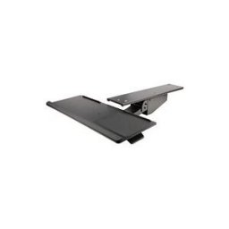 StarTech.com Support Clavier Coulissant sous Bureau - Tablette Clavier/Souris Ajustable Hauteur - Mouvement Complet - 25 x 66cm (KBTRAYADJ2) - tiroir pour clavier/souris