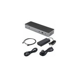 StarTech.com Dock Thunderbolt 3 Compatible HÃ´te USB-C - ecrans Double 4K 60Hz DP 1.4 ou Double HDMI - Simple 8K - Station d'Acceuil TB3/USB-C - 96W PD, 5xUSB - 10Gbps (TB3CDK2DHUE) - station d'accueil - USB-C 3.2 Gen 2 / Thunderbolt 3 - 2 x HDMI, 2 x DP