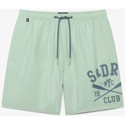 Superdry Homme Short de Bain 16 Pouces Logo Imprimé Green Taille: L