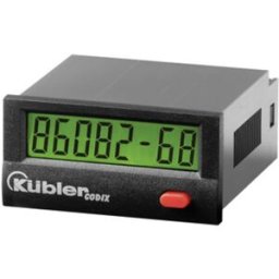 Compteur horaire électronique LCD 99999h59m/ 99999.99 h dimensions 45 x 22 mm Kübler Group Codix 134
