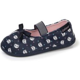 Isotoner - Chaussons ballerines Enfant Marine panda marine 30 Fille