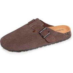 Isotoner - Mules sabots cuir Homme Chocolat chocolat 42 Homme