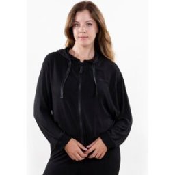 Isotoner - Sweat-Shirt à capuche Femme Noir noir M/L Femme