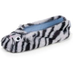 Isotoner - Chaussons ballerines 3D Femme Chat tigré gris foncé tigré 41/42 Femme