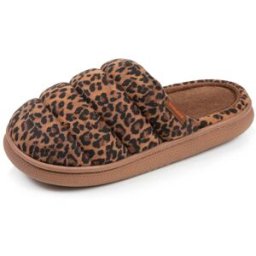Isotoner - Chaussons mules Femme BLOUP Léopard camel léopard camel 40 Femme
