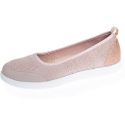Isotoner - Ballerines Femme slip-on Rose poudré rosepoudré 40 Femme
