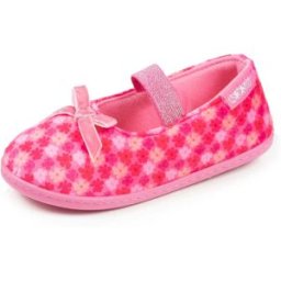 Isotoner - Chaussons ballerines Enfant Fleurs rose fleurs rose 28 Fille