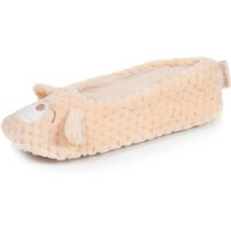 Isotoner - Chaussons ballerines 3D Femme Ours abricot 41/42 Femme