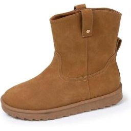 Isotoner - Bottines hautes Femme Camel camel 37 Femme